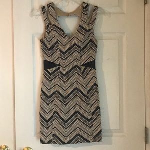 Ark & Co Chevron Going Out Dress